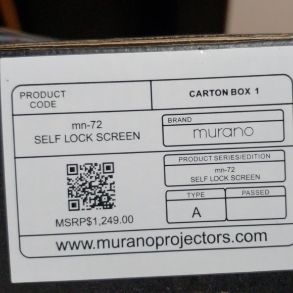 Murano Other Mn24 4k Hdmi 3d Projector And Mn72 Screen Poshmark